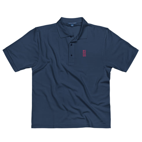 1STAR Coaches &God Vertical Flamingo Men'S Premium Polo